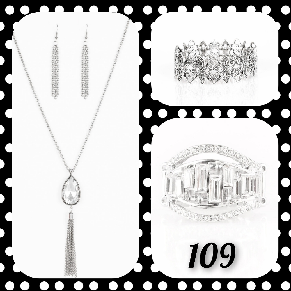 Necklace Set with Bracelet and Ring